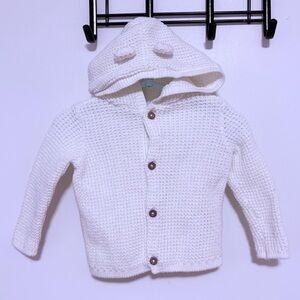 Carter's Soft White Knit Sweater